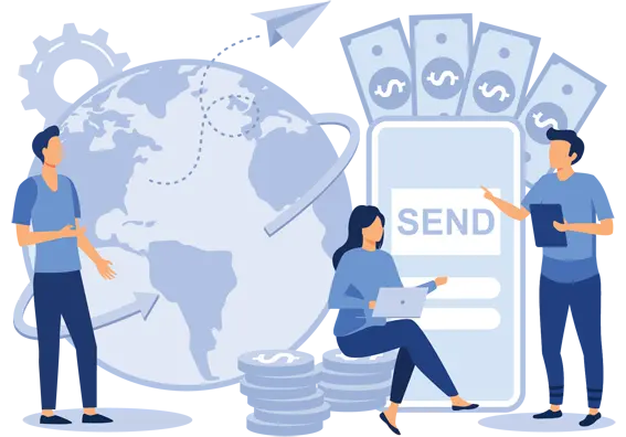 Currency Exchange Illustration